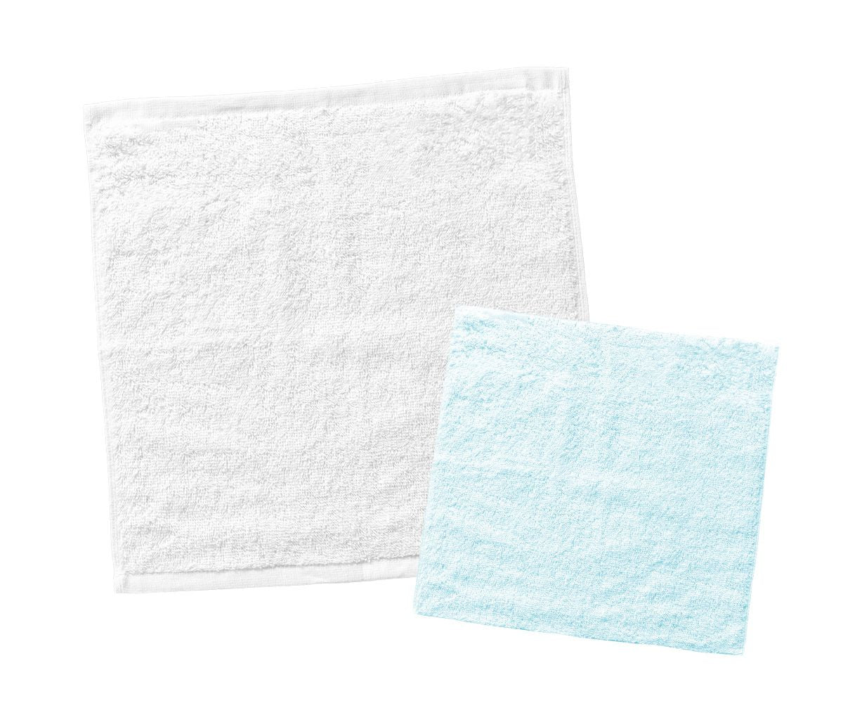 Bonbon Twist white/blue scarves