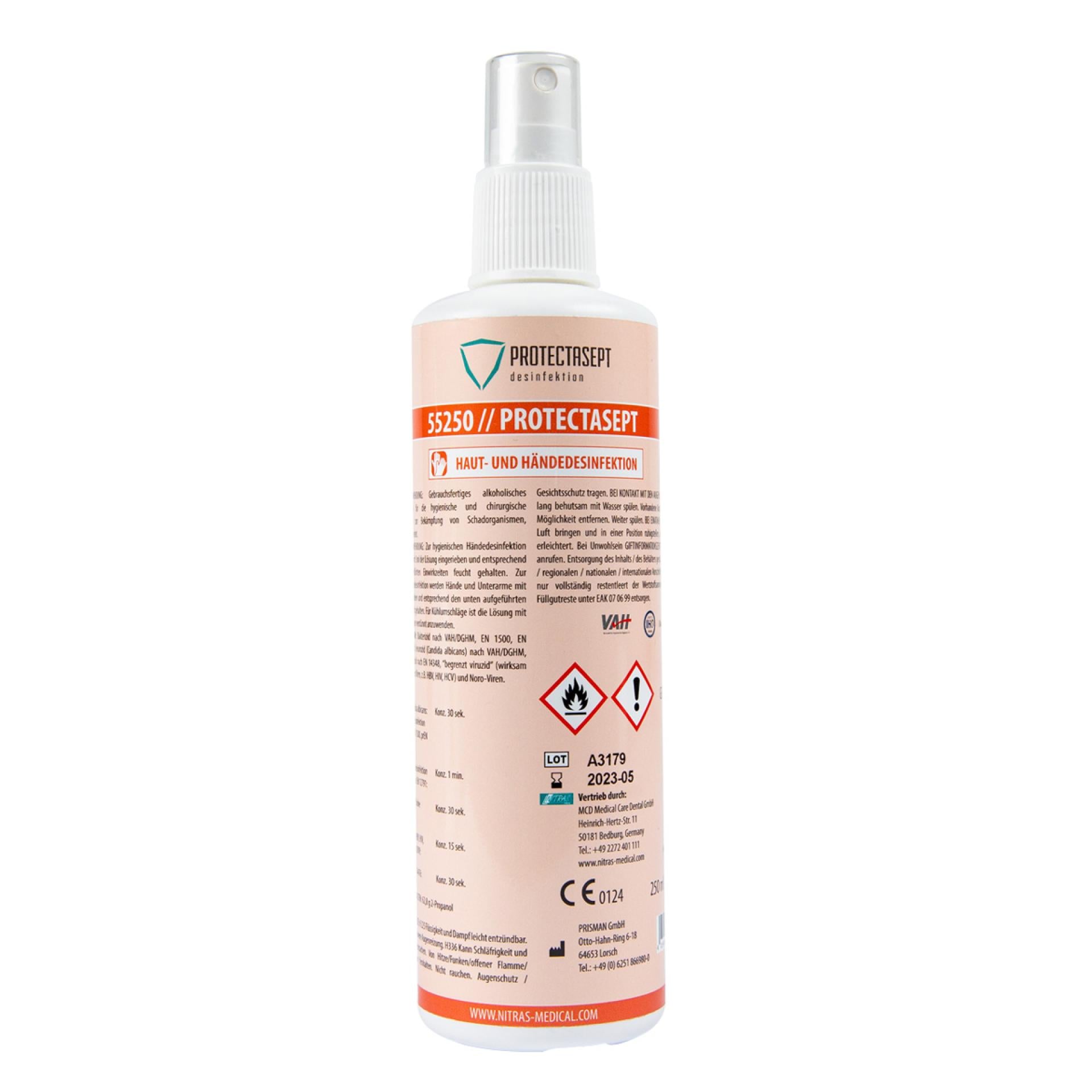 Disinfettante per le mani Nitras - 250 ml