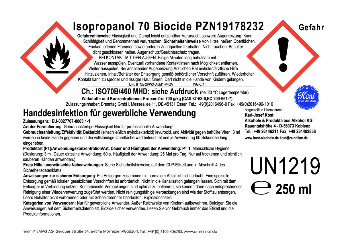 Hand- und Flächendesinfektionsmittel - 250ml