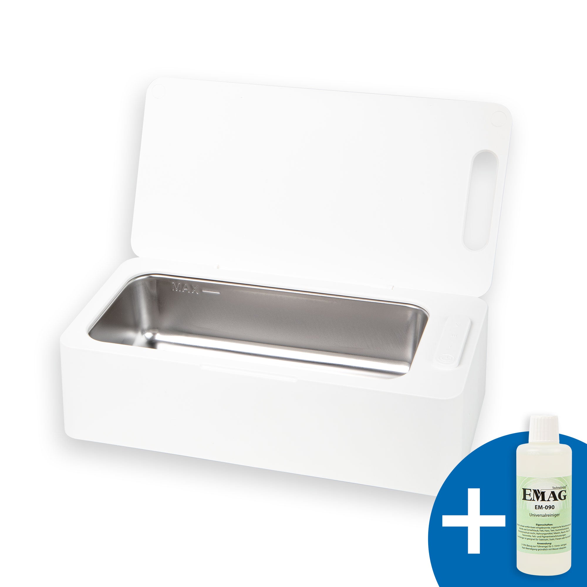 Emmi-03D ultrasonic cleaner with stainless steel tank