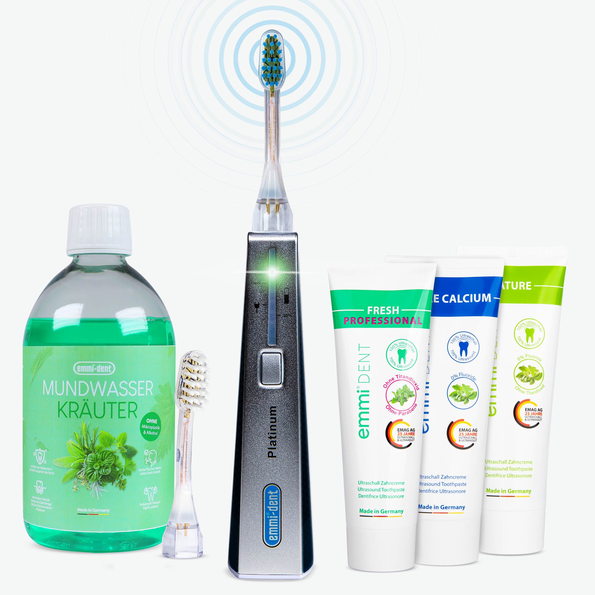 Cepillo de dientes ultrasónico Platinum Nature Set