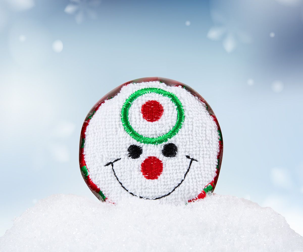 snowman cotton towel