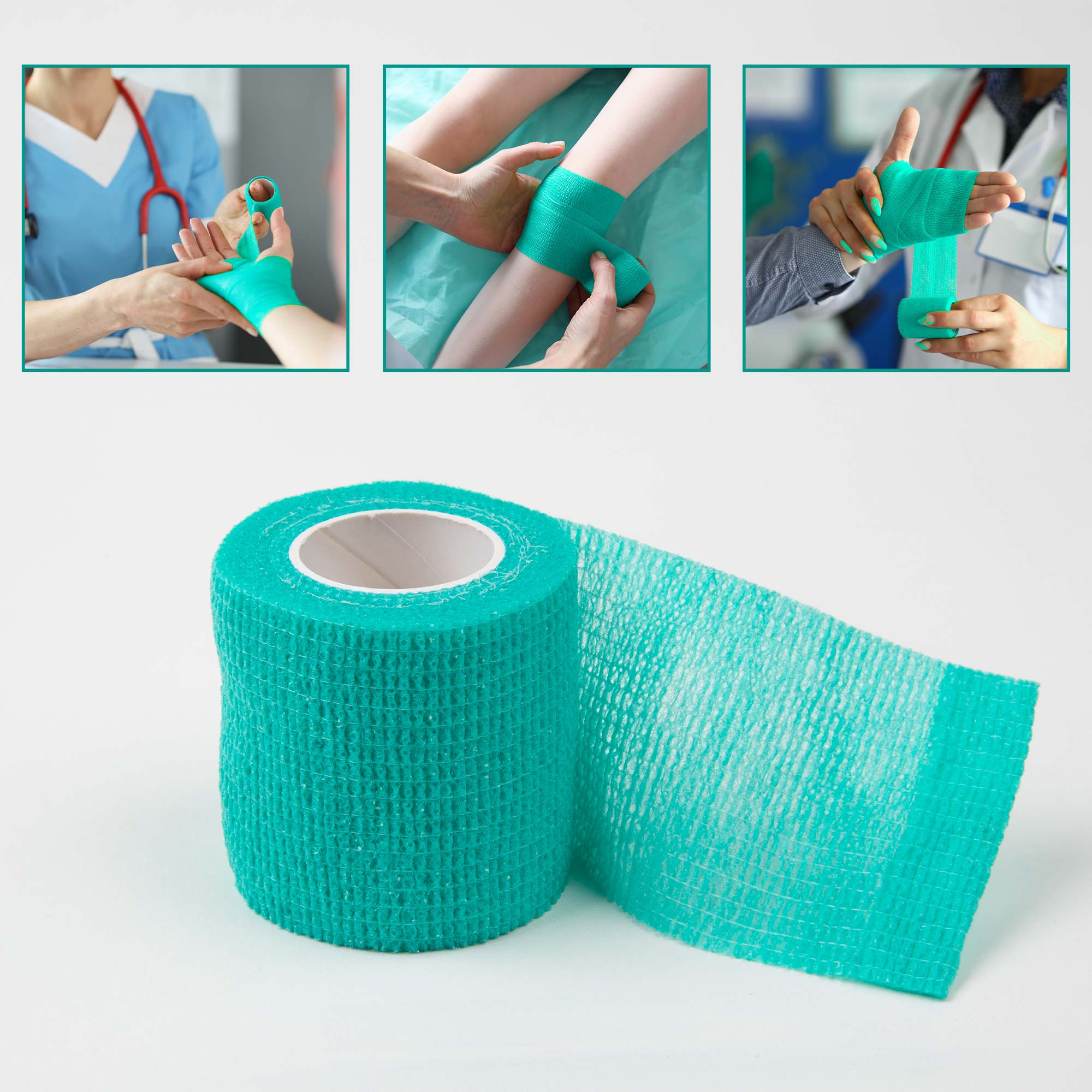 Self-adhesive bandage for dogs