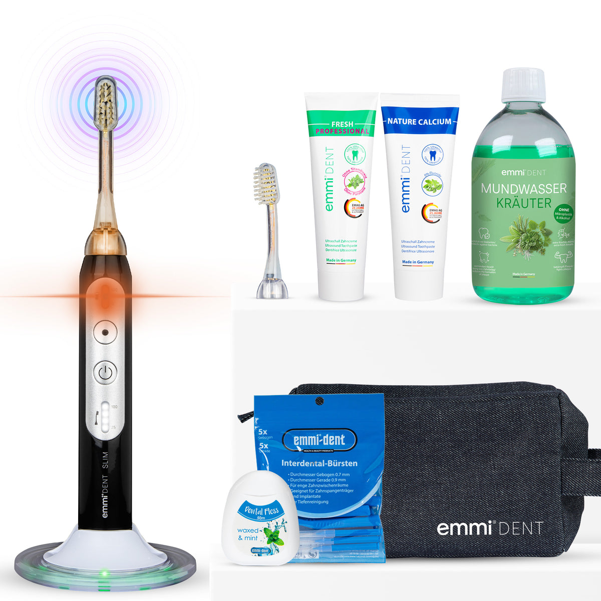 Implantat-pflege-Set Ultraschallzahnbürste Slim