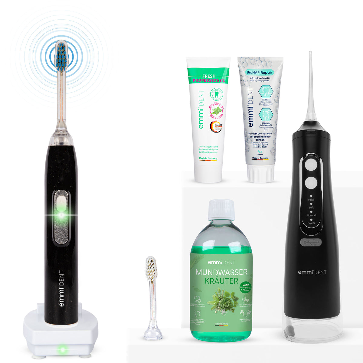 Sensitive Gums Set Ultrasonic Toothbrush Metallic