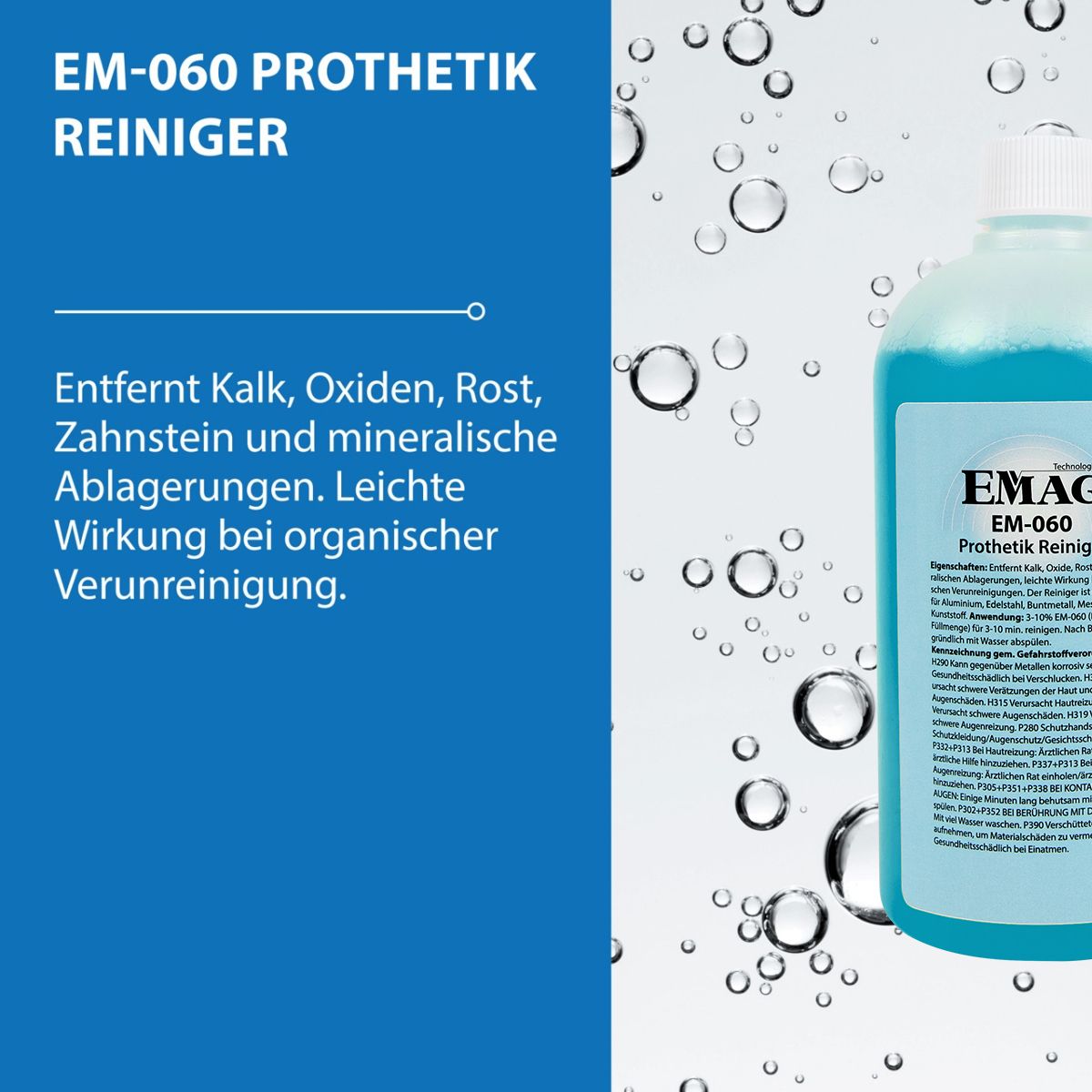 EM-060 Prothetik Ultraschallreiniger