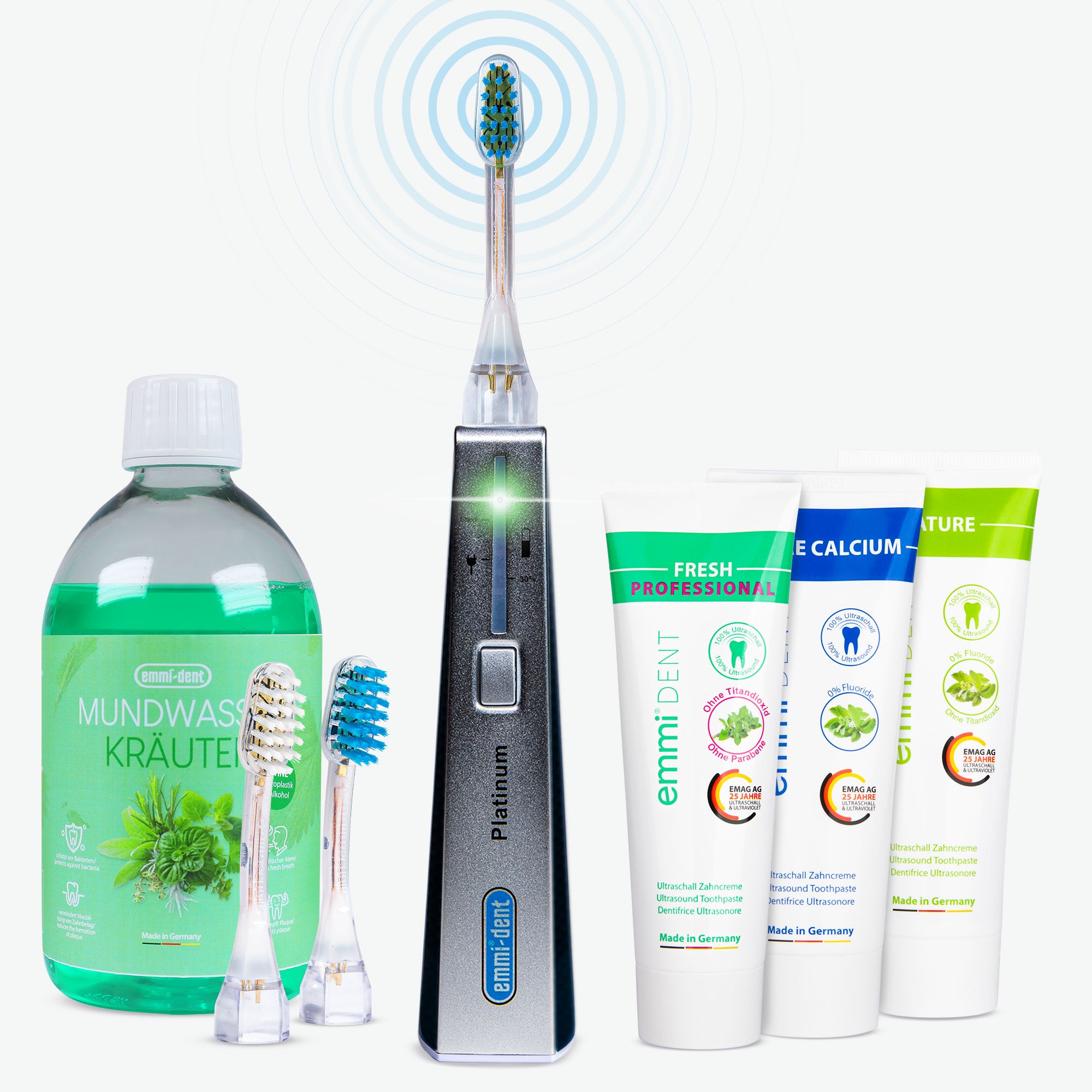 Coffret brosse à dents à ultrasons Platinum Nature