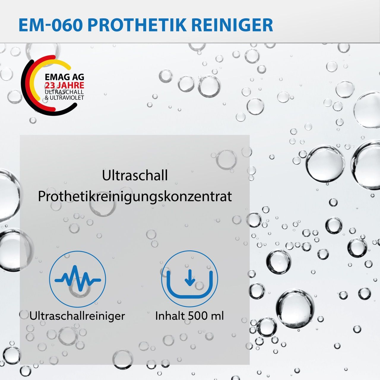 EM-060 Prothetik Ultraschallreiniger