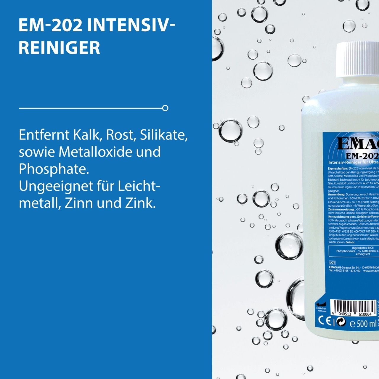 EM-202 Intensive Cleaner / Instrument Cleaner