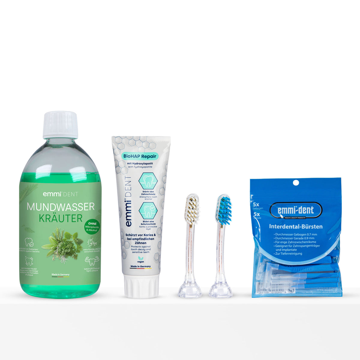 Refill set for sensitive gums (metallic)