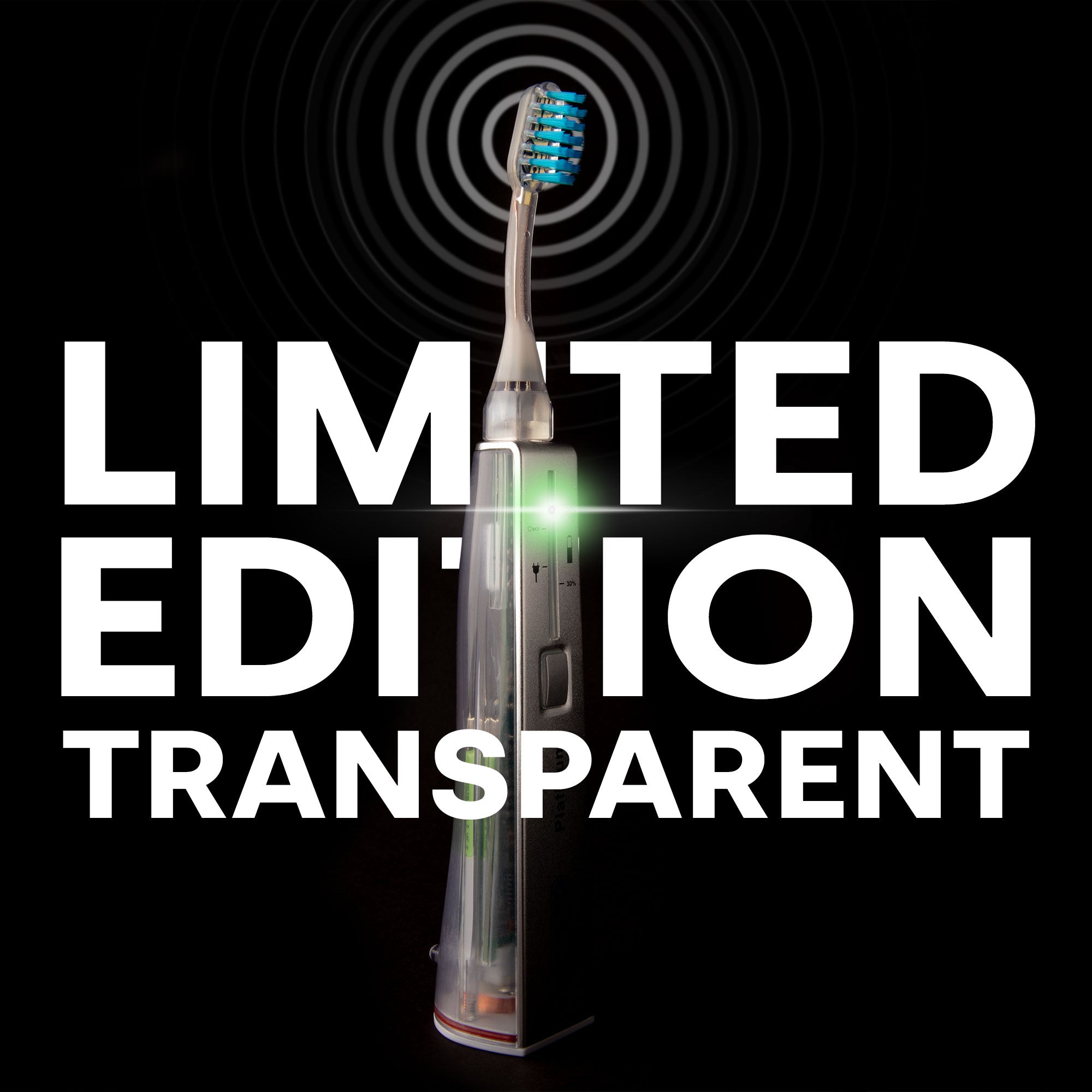 Spazzolino ultrasonico Platinum Transparent Limited Edition