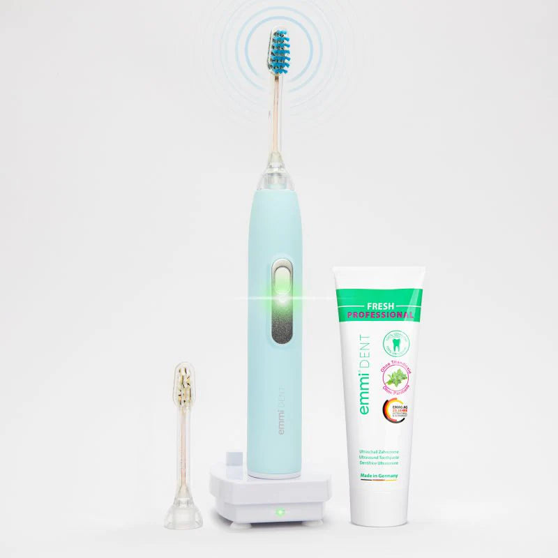 Ultrasonic toothbrush metallic