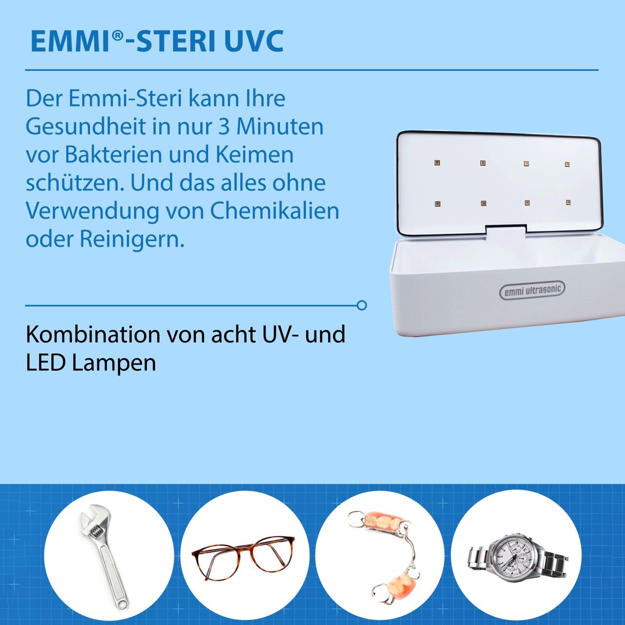 LED esterilizador UVC